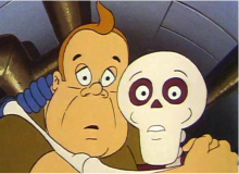 Superted - Bulk and Skeleton are scared.